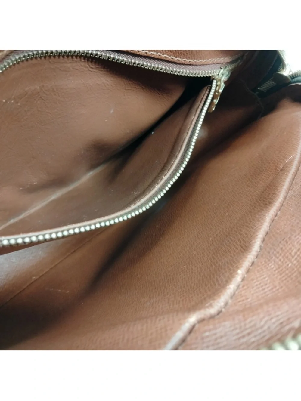 Louis Vuitton Monogram Canvas Brown Tan Crossbody Bag